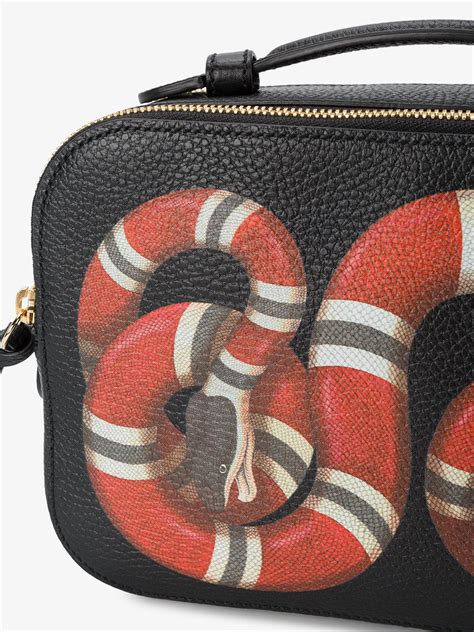 gucci snake logo bag|gucci bag with snake buckle.